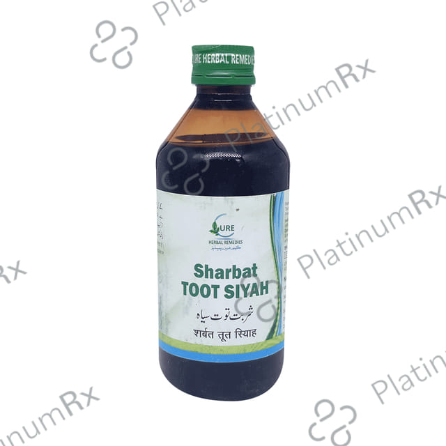 Cure Herbal Remedies Sharbat Toot Siyah 500 ml