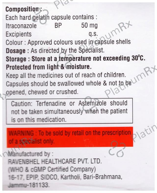 Afitra SB 50mg Capsule 10s
