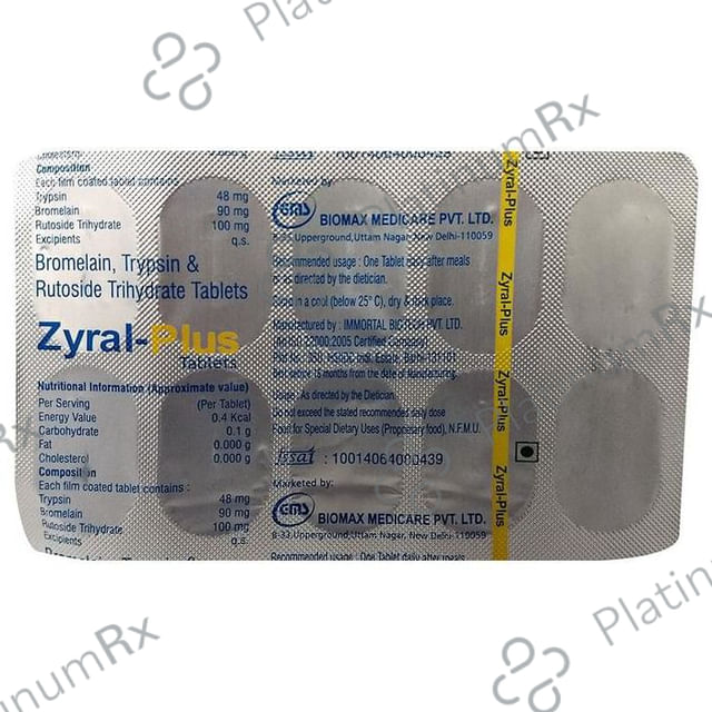 Zyral Plus Tablet 10s