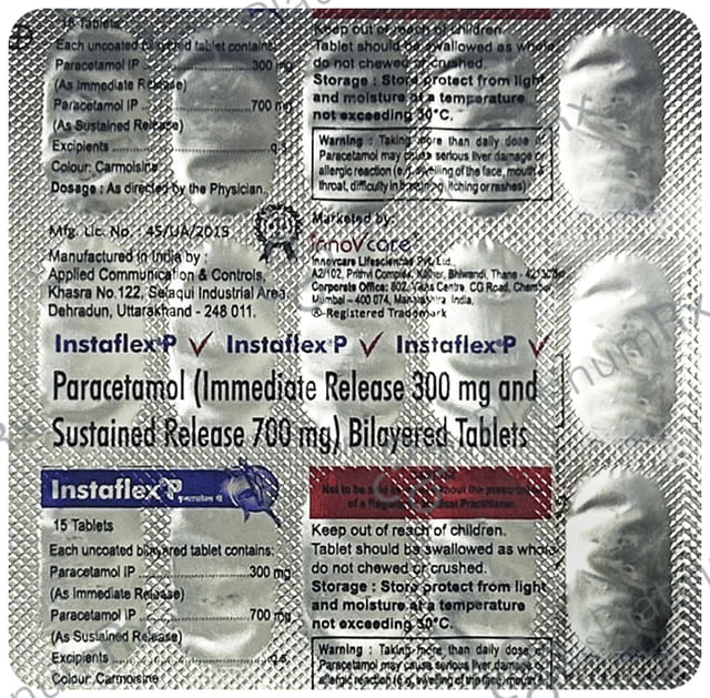 Instaflex P 300/700mg Tablet SR 15s