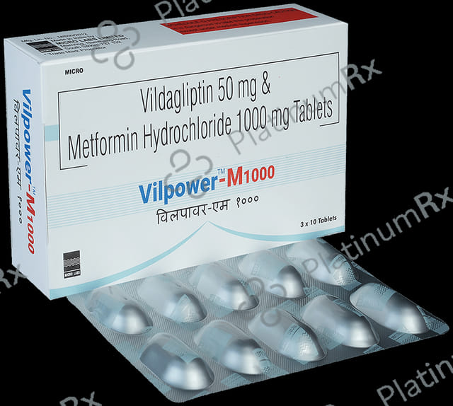 Vilpower M 1000mg Tablet 10s