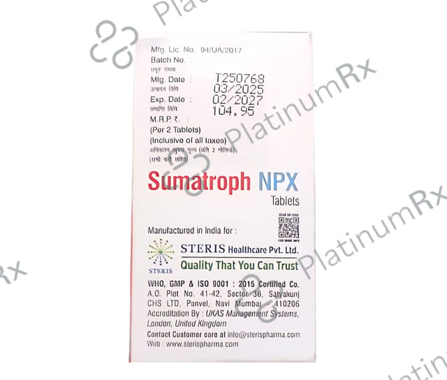 Sumatroph NPX 500/85mg Tablet 2s