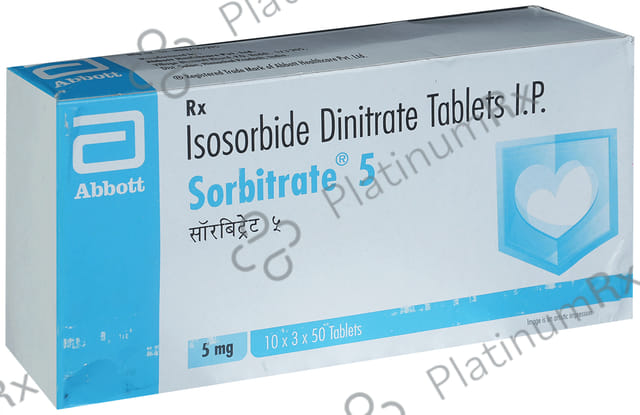 Sorbitrate 5mg Tablet 50s