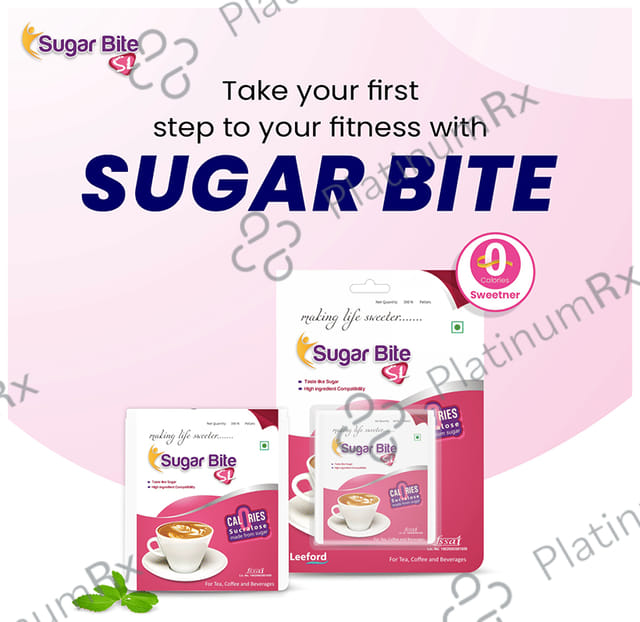 Sugar Bite SL 0 Calories Sucralose Made from Sugar Pellets 300 pellets