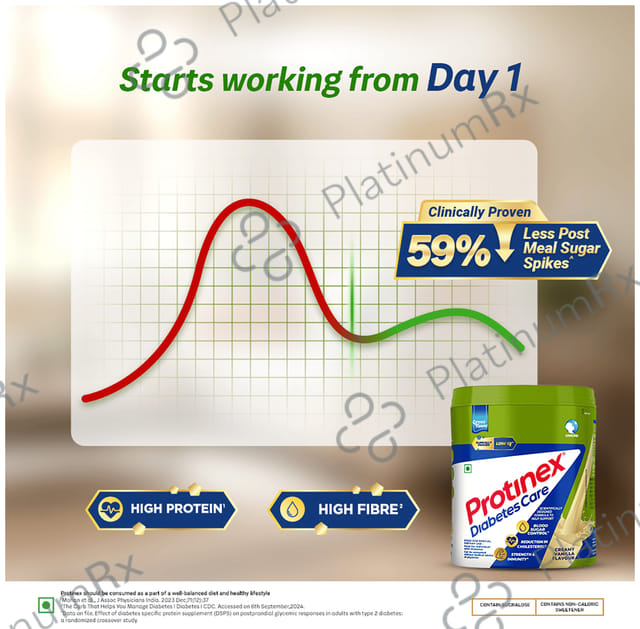 Protinex Diabetes Care Protein Creamy Vanilla Powder 400gm