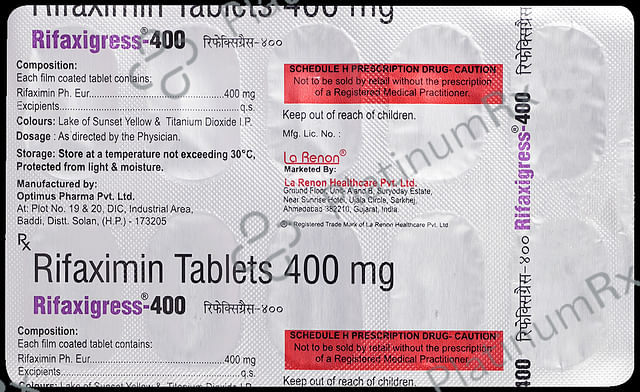 Rifaxigress 400mg Tablet 10s