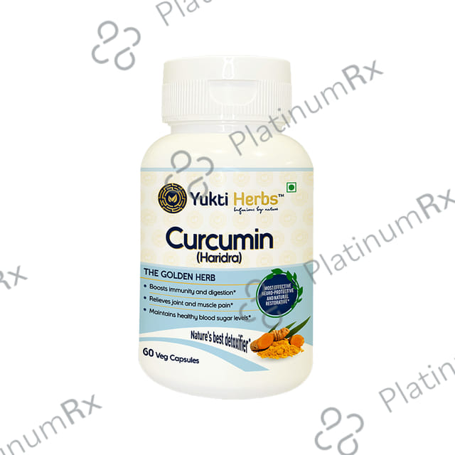 Yukti Herbs Curcumin (Haridra) Veg Capsule