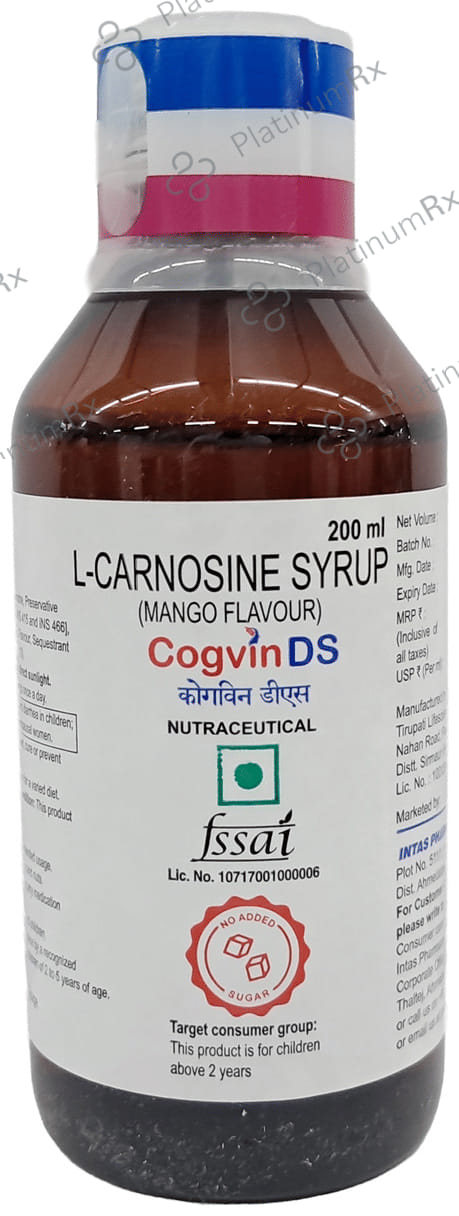 Cogvin DS Syrup Mango 200ml
