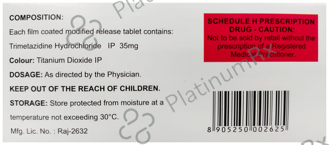 Angidine Retard 35mg Tablet MR 10s