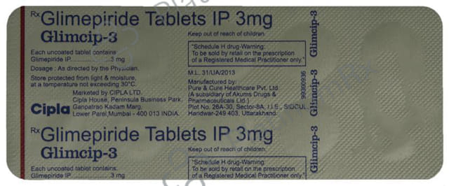 Glimcip 3 Tablet