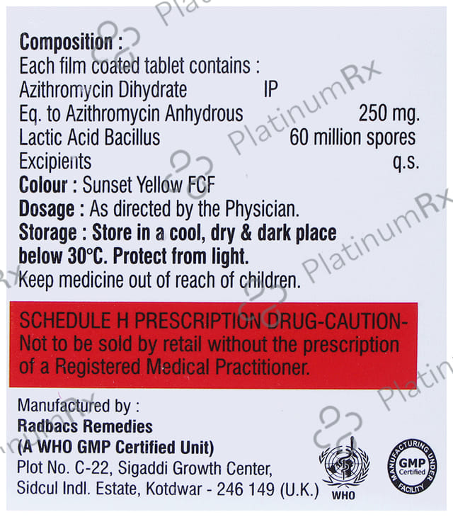 G XL 250mg Tablet 6s