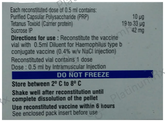 Hibe Vaccine Combipack (Each 0.5ml)