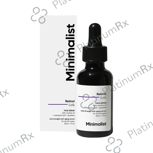 Minimalist 0.6% Retinol Face Serum 30ml