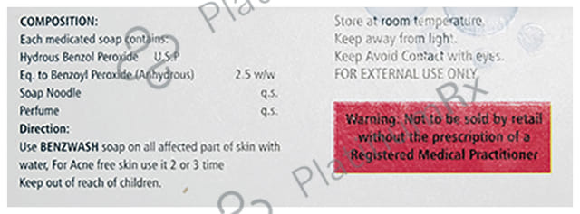 Benzwash 2.5% Soap 75gm