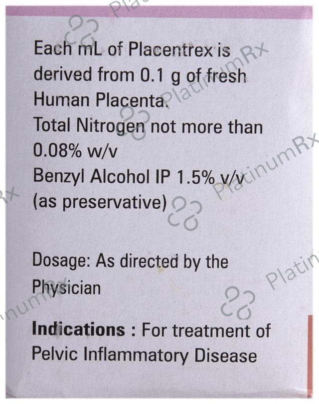 Placentrex 0.1gm Injection 2ml