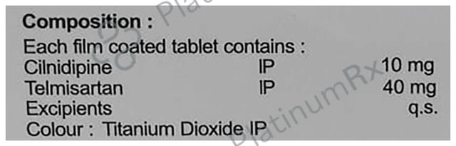 Cilnep T 10/40mg Tablet 10s