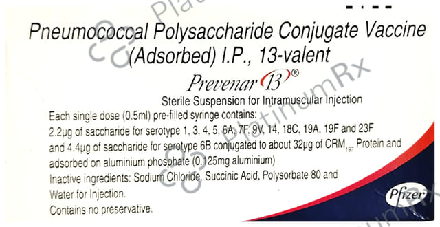Prevenar 13 Vaccine 0.5ml