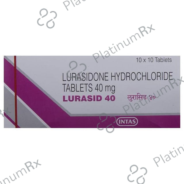 Lurasid 40mg Tablet 10s