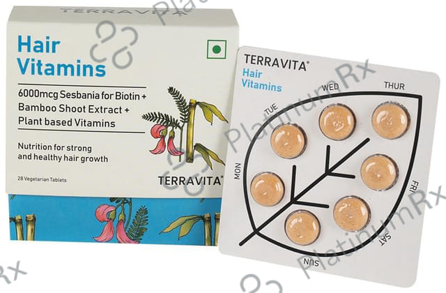 Terravita Hair Vitamins Vegetarian Tablet