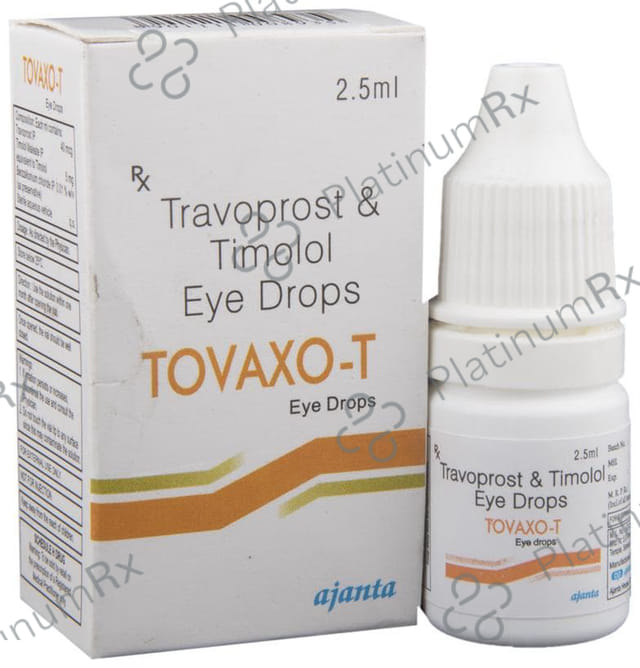 Tovaxo T 5mg/40mcg Eye Drop 2.5ml