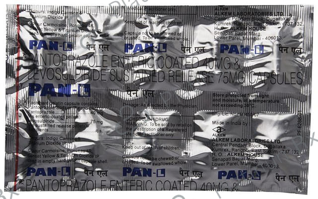 Pan L Capsule 75/40mg Capsule SR 10s