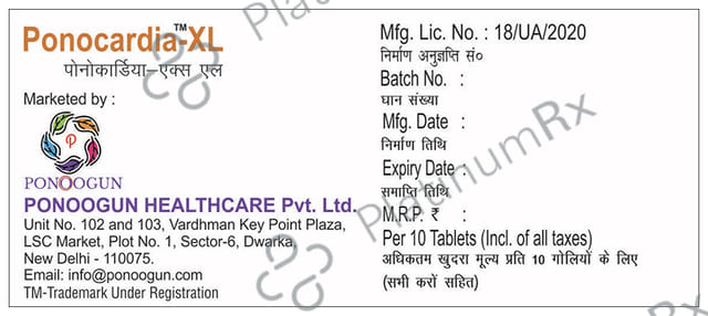 Ponocardia 30mg Tablet XL 10s