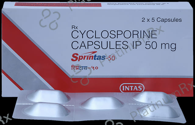 Sprintas 50mg Capsule 5s