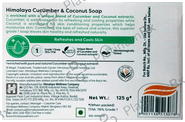 Himalaya Cucumber & Coconut Soap 125gm