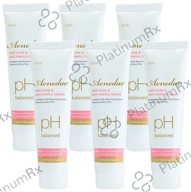 Acnedac Anti Acne & Anti Pimple Cream (25gm Each) 6 Tube