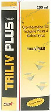 Triliv 275/2mg Plus Syrup Sugar Free 200ml