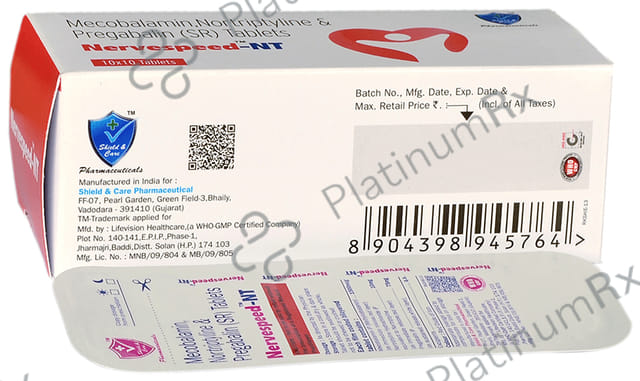 Nervespeed NT Tablet SR 10s