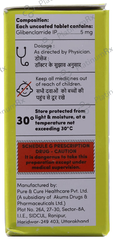 Glibenaid 5 Tablet