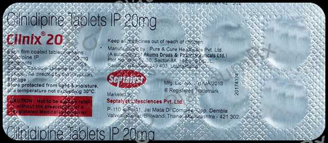 Cilnix 20mg Tablet
