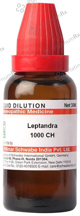 Dr Willmar Schwabe India Leptandra Dilution 1000 CH