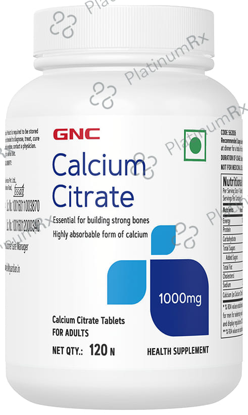 GNC Calcium Citrate Tablet