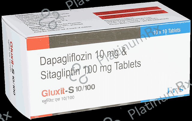 Gluxit S 10/100mg Tablet 10s