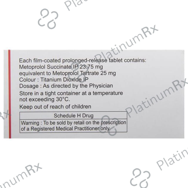 Vinicor XL PR 25mg Tablet 10s