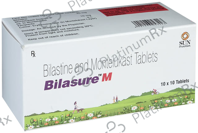 Bilasure M 20/10mg Tablet 10s
