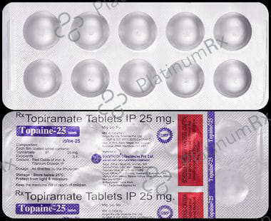 Topaine 25mg Tablet