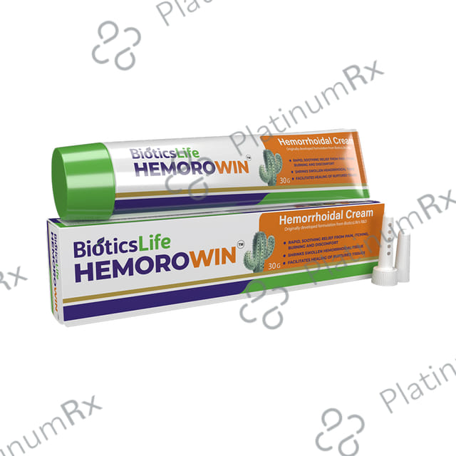 BioticsLife Hemorowin Cream for Piles & Fissure (30gm Each) 2 Tubes
