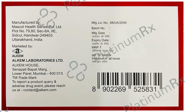 Dapanorm GM 1/10/1000mg Forte Tablet 10s