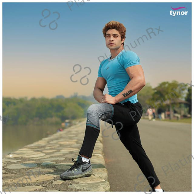 Tynor D 47 Knee Support Urbane Large Grey