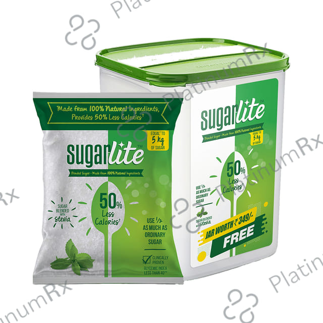 Sugarlite 50% Less Calories+ - Blended Sugar Free Powder 500gm