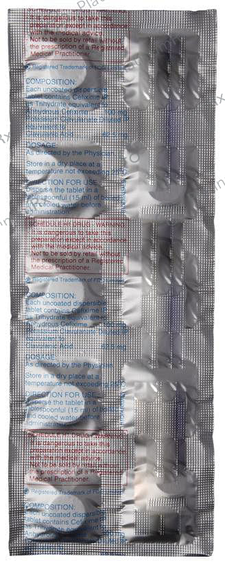 Zifi CV 100 DT 100/62.5mg Tablet 10s