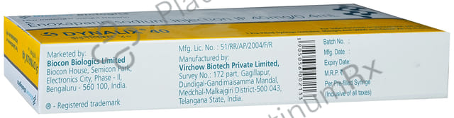 Dynalix 40mg/0.4ml Injection 0.4ml