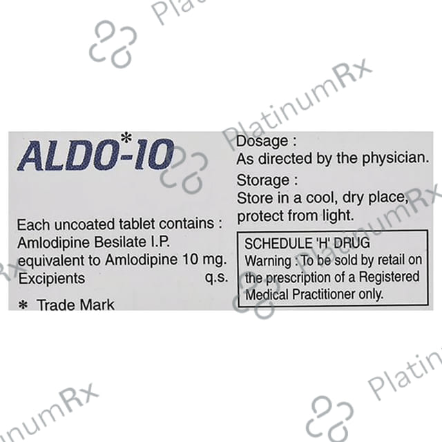 Aldo 10mg Tablet 10s