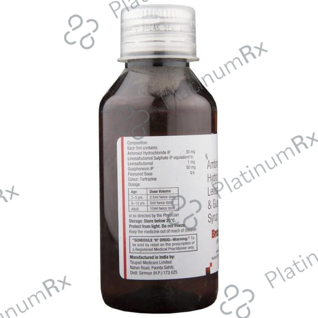 Broxum LS 15/50/1mg Syrup 100ml