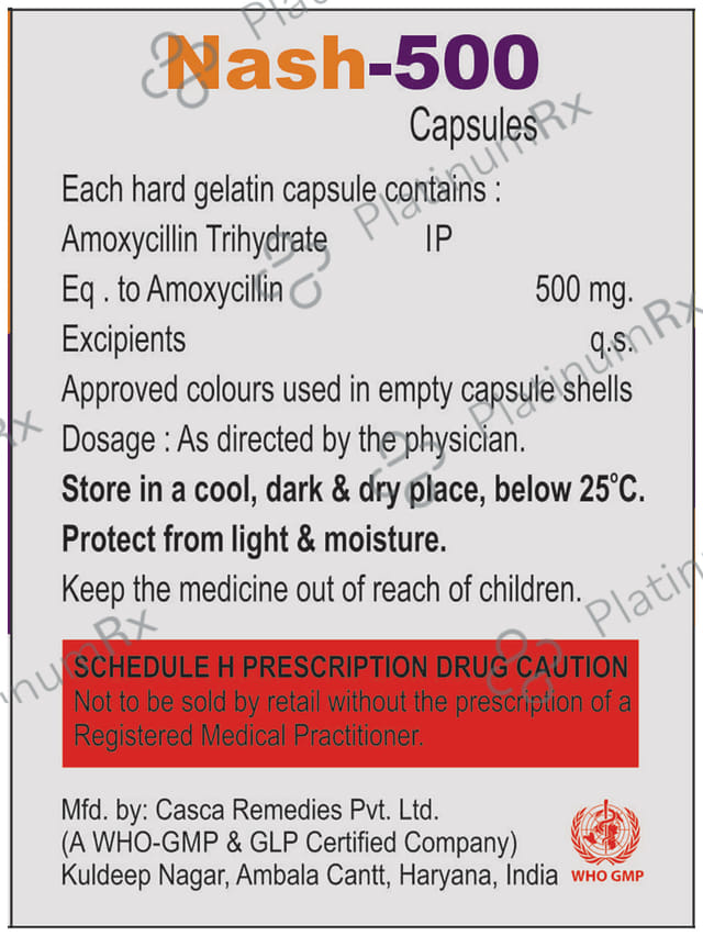 Nash 500mg Capsule 10s