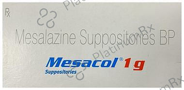 Mesacol 1g Suppository 5 Suppository
