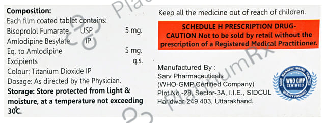 Bisopace AM 5/5mg Tablet 10s